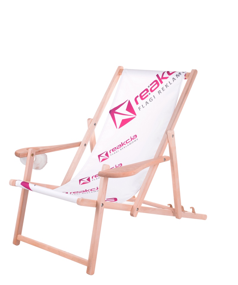 Tumbonas publicitarias con respabrazos amplios