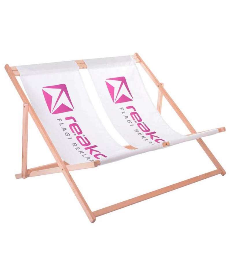 Tumbonas publicitarias dobles