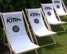 tumbonas publicitarias de madera